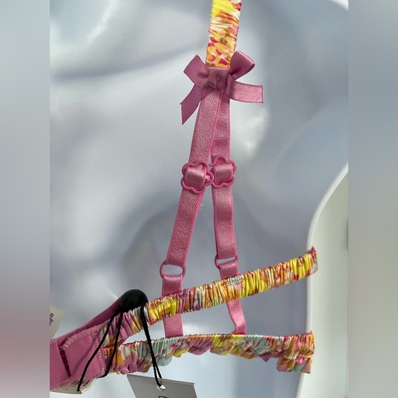 NWT For Love & Lemons/ Spring-Summer 2022 Collection/60’s inspired bra/Size US S - Picture 8 of 12